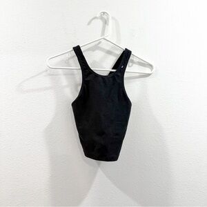 Beyond Yoga Black Heathered Spacedye Tank Top S